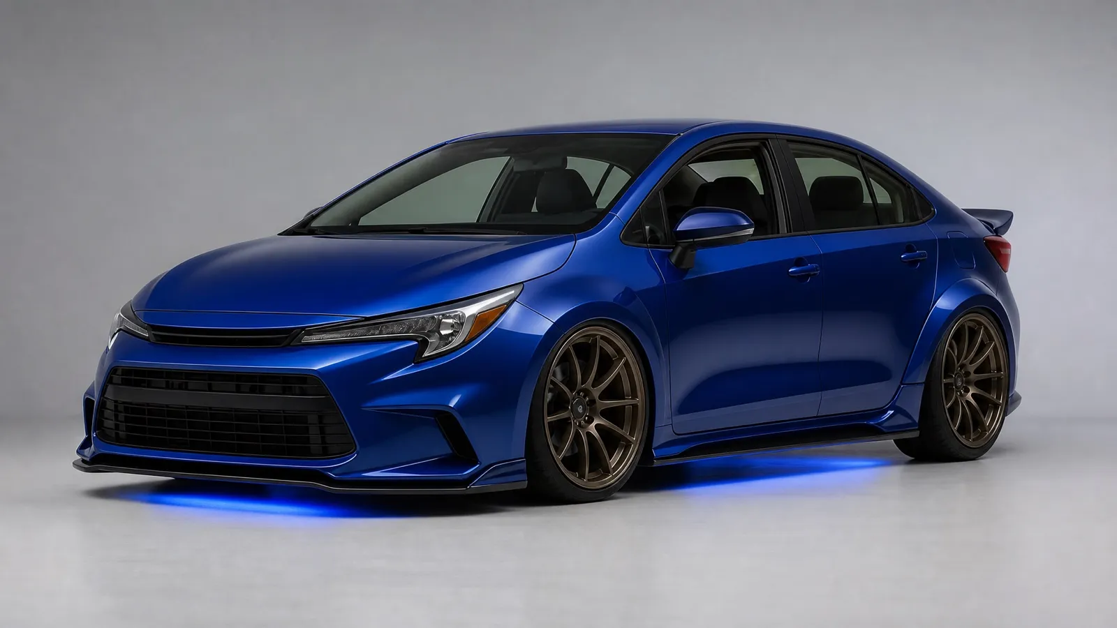 The same car customized with AutoMod AI