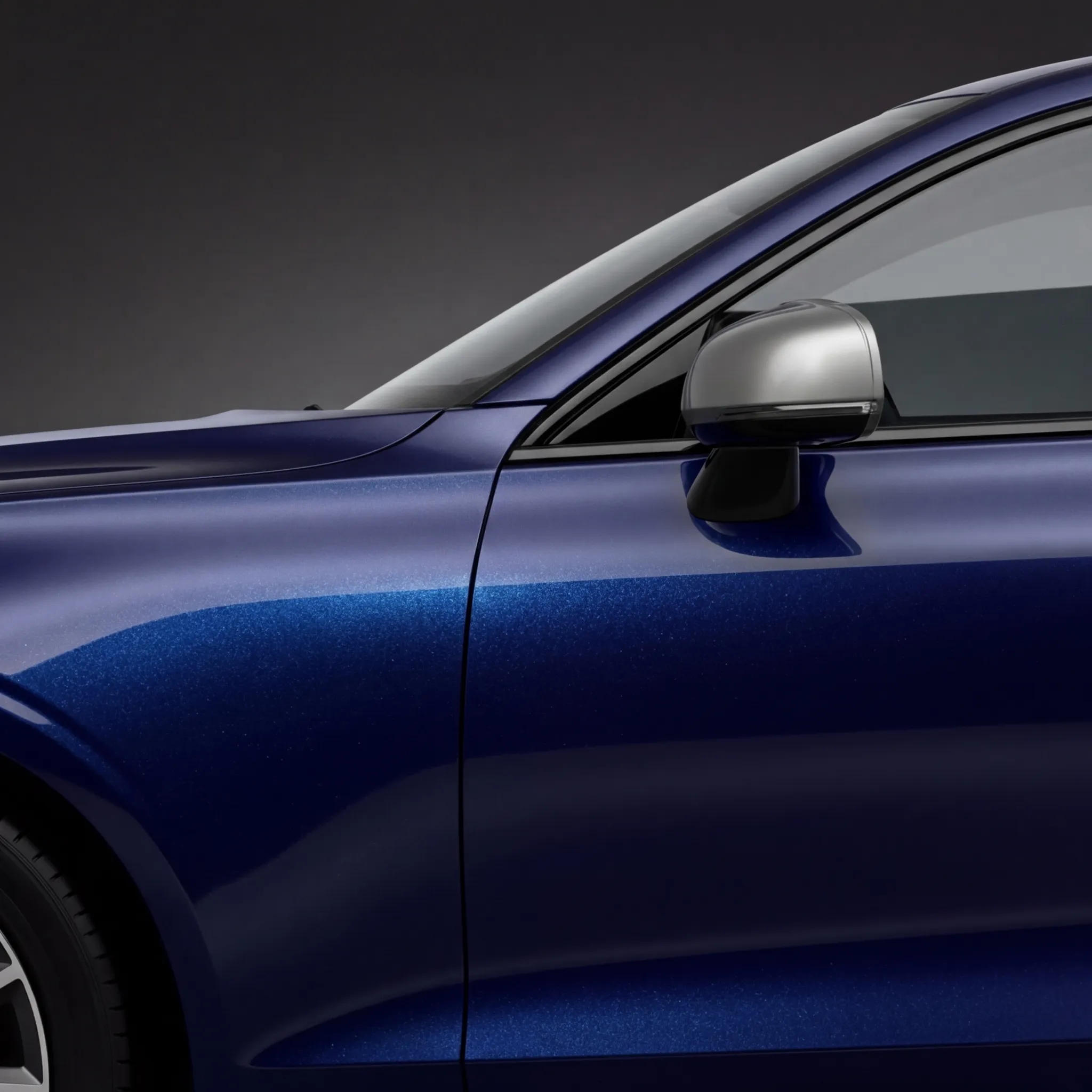 Car painted Midnight Blue in AutoMod