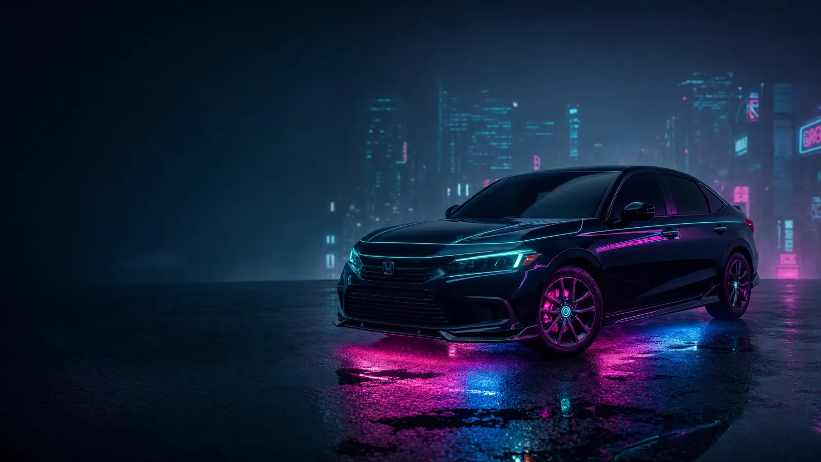 Neon car style by AutoMod